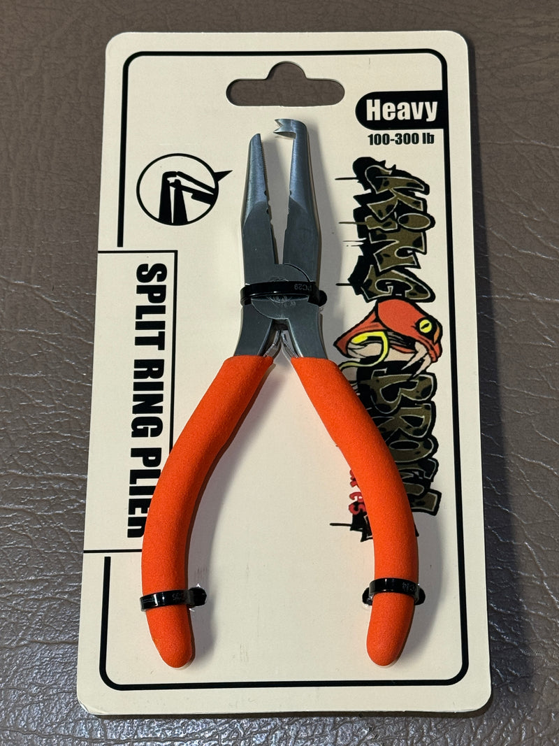 KING BROWN SPLIT RING PLIERS - HEAVY 100-300lb