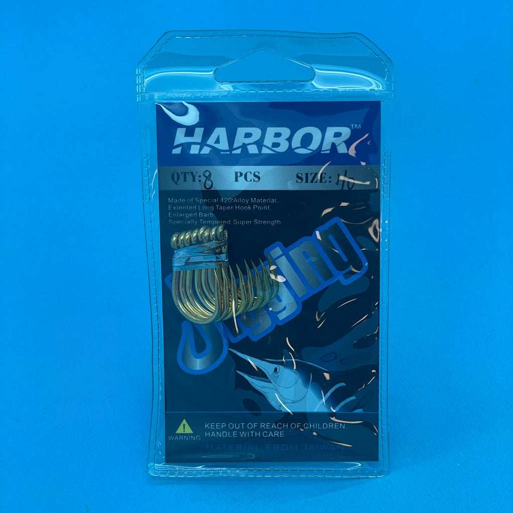 Harbor Jigging/Live Bait Hook Size 1/0 x 8 – Rockstar Tackle